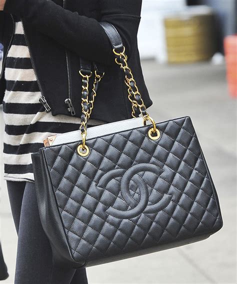 chanel caviar gst bag|CHANEL Caviar Quilted Grand Shopping Tote GST Black.